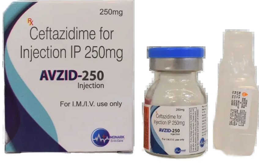 Avzid-250, Ceftazidime 250mg Injection
