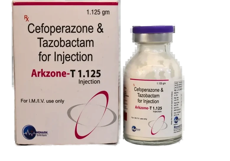 Arkzone-T 1.125, Cefoparazone 1000 + Tazobactam 125 mg INJ